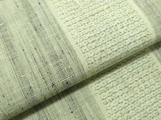平和屋着物●結城紬　反物　着尺　80亀甲　間道　証紙付き　逸品　未使用　DABC4385zy