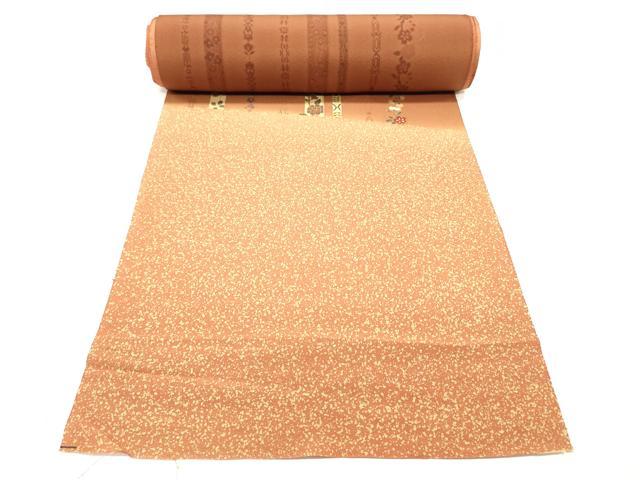 平和屋着物▼付下げ　解き反物　着尺　宝尽くし花文　金彩　八掛付き　逸品　DABC4394zy
