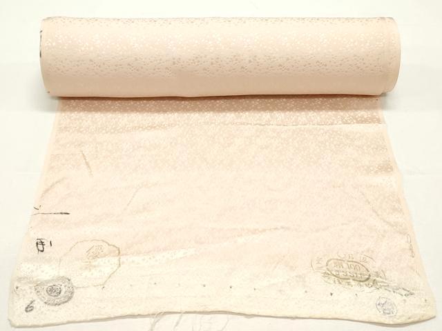 平和屋着物▼付下げ 反物 着尺 駒刺繍 草花文 暈し染め 金銀彩 逸品 未使用 DABC4464zy