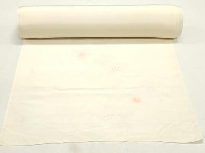 平和屋着物▼長襦袢　解き反物　着尺　舞花文　逸品　DABC4503zy