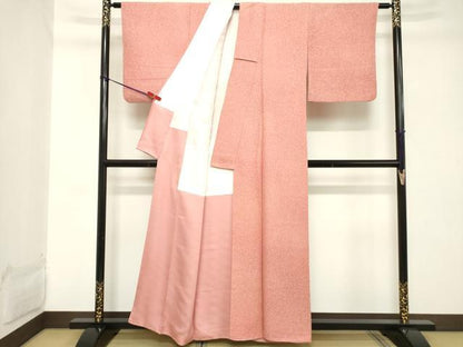 平和屋着物■上質な小紋 霞文 正絹 逸品 DABC4533cd