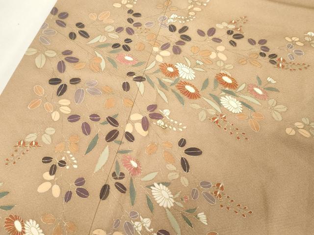 平和屋着物■訪問着 駒刺繍 枝花文 金彩 正絹 逸品 DABC4538cd
