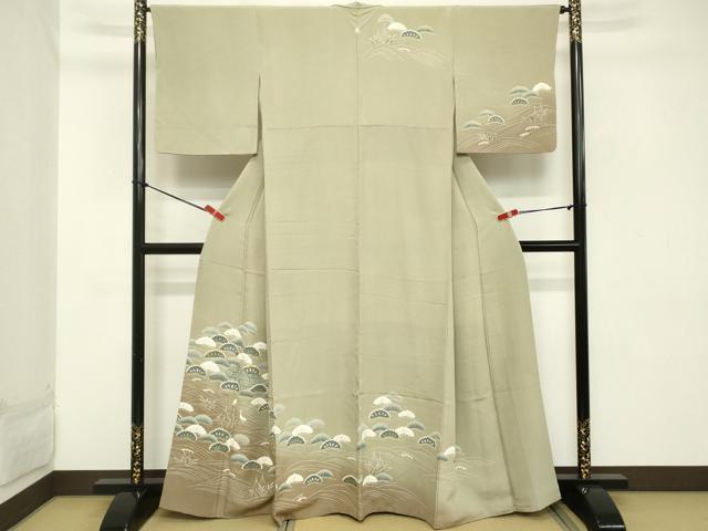 平和屋着物■訪問着 浜松文 金彩 正絹 逸品 DABC4539cd