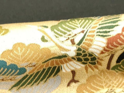 平和屋着物■豪華黒留袖　駒刺繍　流水飛鳥文　金彩　正絹　逸品　DABC4545cd