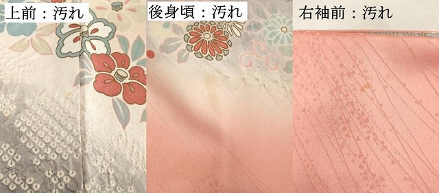 平和屋着物■訪問着 道長花文 暈し染め 金彩 正絹 逸品 DABC4558cd