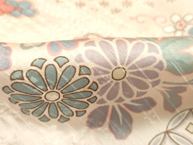 平和屋着物■訪問着 道長花文 暈し染め 金彩 正絹 逸品 DABC4558cd