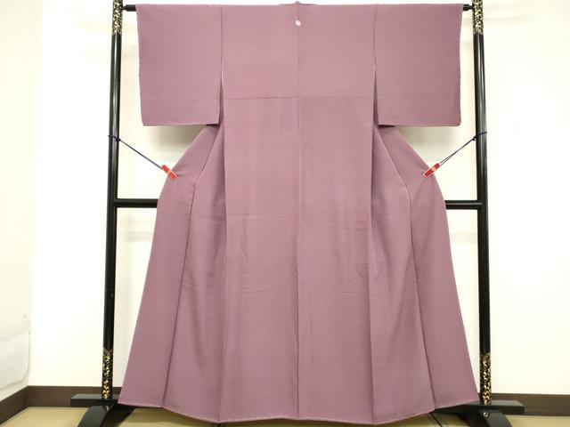 平和屋着物■上質な色無地 古代紫色 正絹 逸品 未使用 DABC4572cd