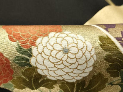 平和屋着物■豪華黒留袖　駒刺繍　枝松文　金彩　正絹　逸品　DABC4577cd