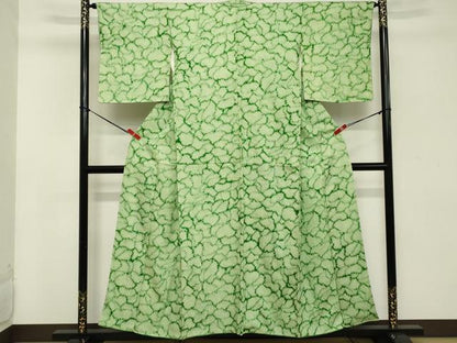 平和屋着物■上質な小紋 総絞り 抽象文様 正絹 逸品 DABC4603cd