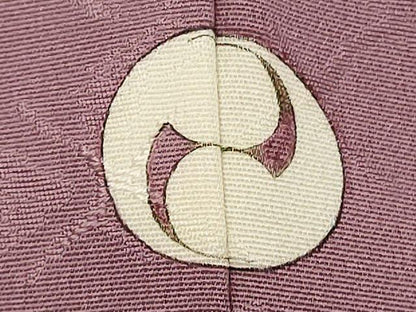 平和屋着物■上質な色無地 抽象地紋 二藍色 正絹 逸品 DABC4621cd