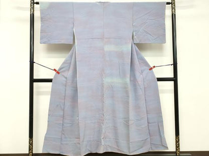 平和屋着物■上質な小紋 作家物 暁光ぞめ 霞文 暈し染め 正絹 逸品 DABC4627cd