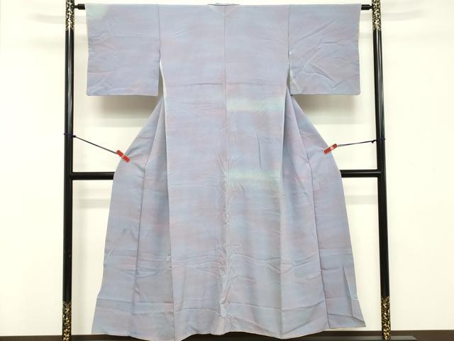 平和屋着物■上質な小紋 作家物 暁光ぞめ 霞文 暈し染め 正絹 逸品 DABC4627cd