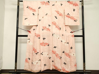 平和屋着物■上質な小紋 乱菊 金彩 正絹 逸品 DABC4644cd