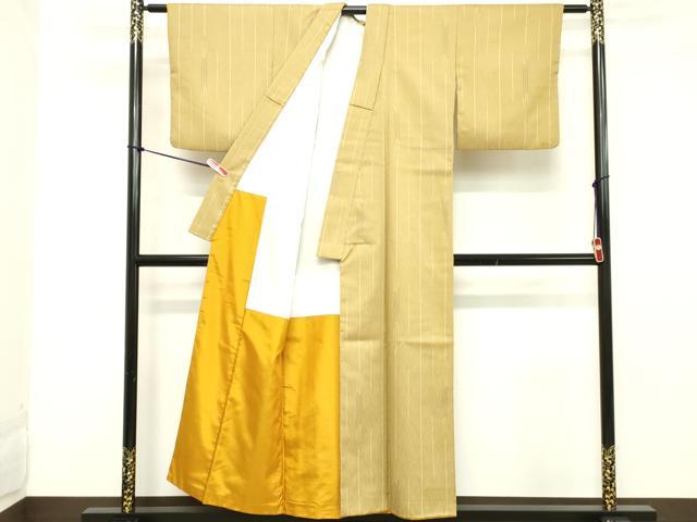 平和屋着物■小紋　間道　洗える着物　DABC4671cd