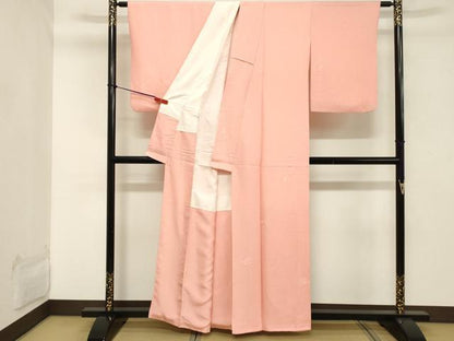 平和屋着物■上質な小紋　花丸文　正絹　逸品　DABC4703cd