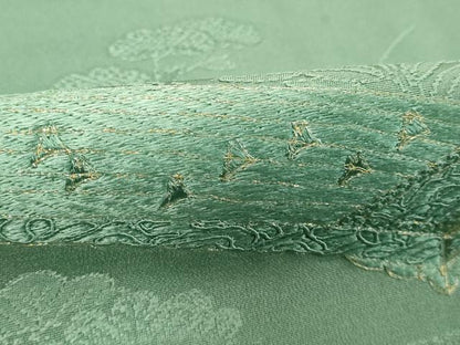 平和屋着物■豪華色留袖　駒刺繍　几帳楽器花文　銀糸　正絹　逸品　DABC4754cd