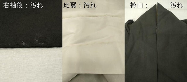 平和屋着物■豪華黒留袖　駒刺繍　雲取り飛鶴宝尽くし花文　金彩　正絹　逸品　DABC4765cd