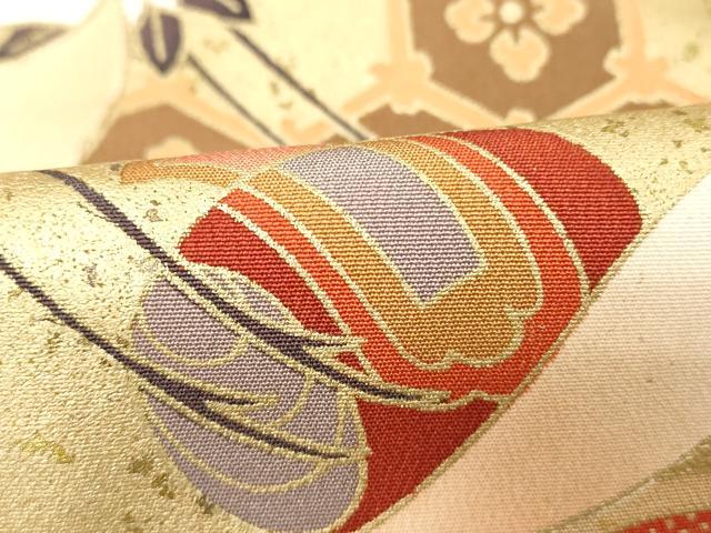 平和屋着物■豪華黒留袖　駒刺繍　雲取り飛鶴宝尽くし花文　金彩　正絹　逸品　DABC4765cd