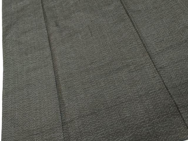 平和屋着物■男性　紬　格子　正絹　逸品　DABC4797cd