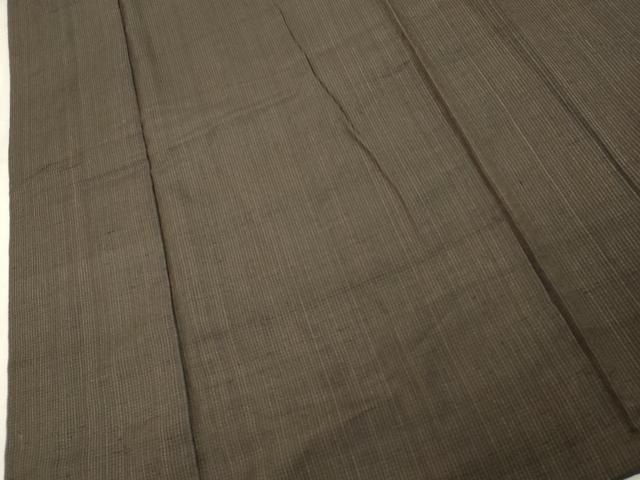 平和屋着物■男性　紬　格子　正絹　逸品　DABC4799cd