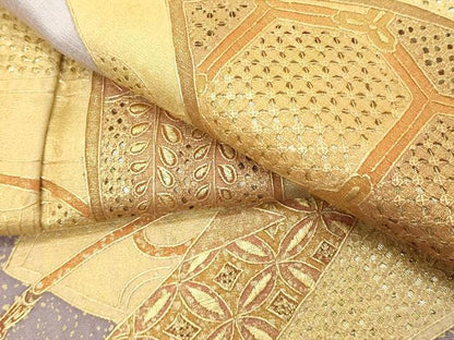 平和屋着物■中国三大刺繍 スワトウ刺繍 汕頭刺繍 訪問着 地紙重ね花文 暈し染め 金彩 正絹 逸品 DABC4819cd