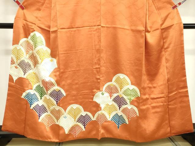 平和屋着物■訪問着 駒刺繍 松葉青海波 金彩 やまと誂製 正絹 逸品 DABC4835cd