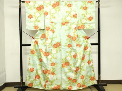 平和屋着物■上質な小紋 枝梅花文 正絹 逸品 DABC4837cd