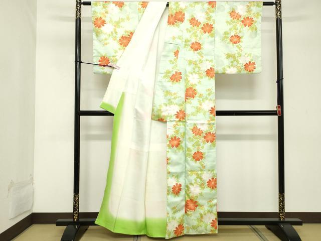 平和屋着物■上質な小紋 枝梅花文 正絹 逸品 DABC4837cd