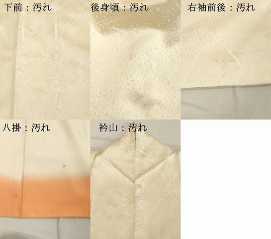 平和屋着物■訪問着 駒刺繍 総刺繍 南天文 正絹 逸品 DABC4869cd