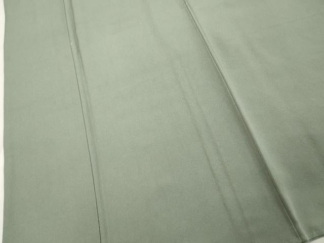 平和屋着物■上質な色無地 千草色 正絹 逸品 DABC4881cd