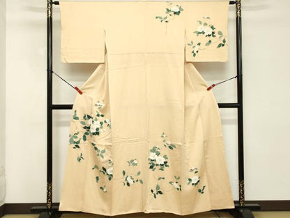平和屋着物■訪問着 友禅 枝花文 正絹 逸品 DABC4910cd