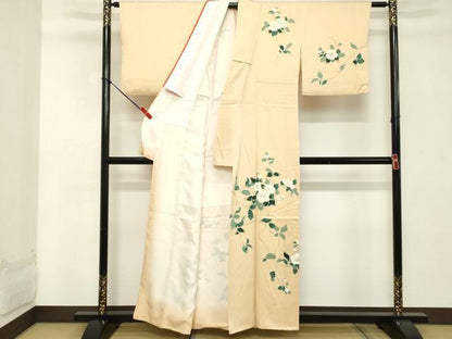 平和屋着物■訪問着 友禅 枝花文 正絹 逸品 DABC4910cd