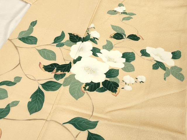 平和屋着物■訪問着 友禅 枝花文 正絹 逸品 DABC4910cd