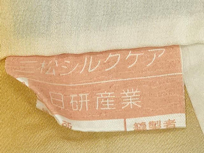 平和屋着物■上質な小紋 切嵌吉祥花文 正絹 逸品 DABC4928cd