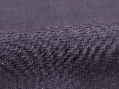 平和屋着物■上質な紬 深紫色 正絹 逸品 DABC4948cd