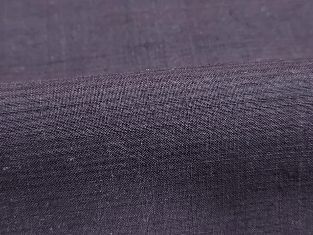 平和屋着物■上質な紬 深紫色 正絹 逸品 DABC4948cd