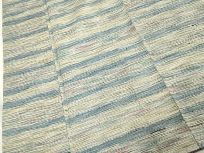 平和屋着物■上質な紬 横段文 正絹 逸品 DABC4985cd