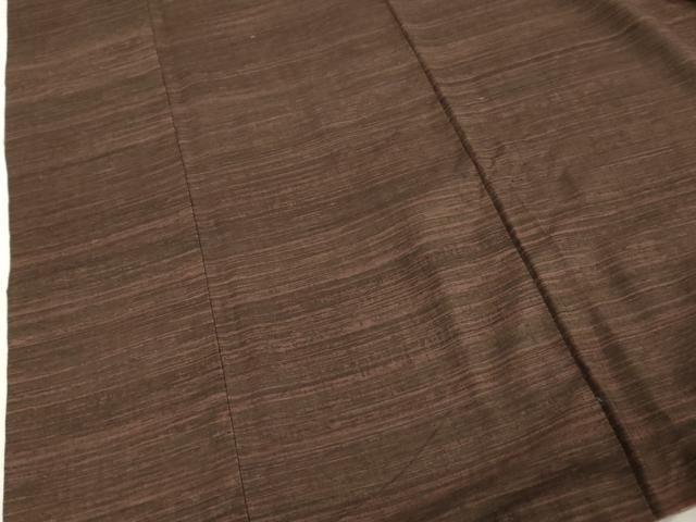 平和屋着物■上質な紬　横段文　正絹　逸品　DABC4992cd