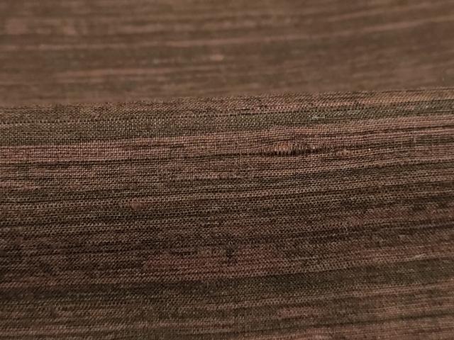平和屋着物■上質な紬　横段文　正絹　逸品　DABC4992cd