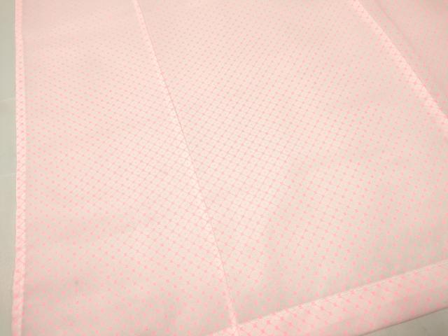 平和屋着物[]女の子　子供　長襦袢　単衣　鹿の子文様　半衿刺繍　洗える着物　DABC5009ma