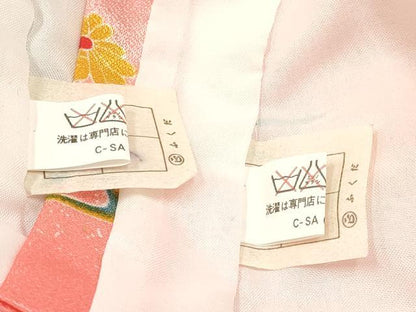平和屋着物[]七五三　女の子　３歳　祝着　三つ身　長襦袢(単衣・半衿刺繍)・被布セット　流水花文　暈し染め　金彩　DABC5010ma