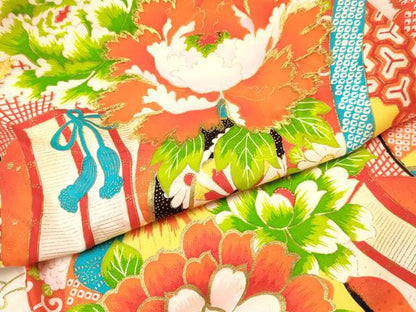 平和屋着物[]お宮参り　女の子　祝着　産着　初着　のしめ　刺繍　御所車花文　金彩　逸品　DABC5012ma
