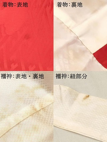 平和屋着物[]お宮参り　女の子　祝着　産着　初着　のしめ　駒刺繍　絞り　糸車花文　逸品　DABC5022ma
