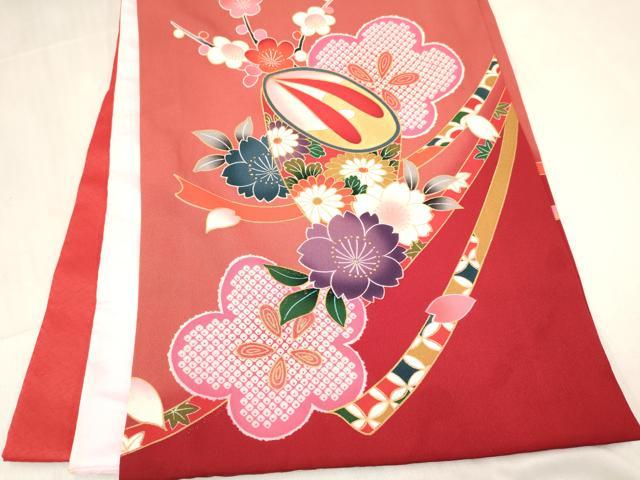 平和屋着物[]お宮参り　女の子　祝着　産着　初着　のしめ　跳うさぎ　花車文　金彩　逸品　DABC5023ma