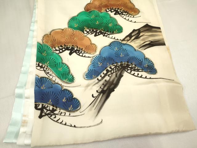 平和屋着物[]お宮参り　男の子　祝着　産着　初着　のしめ　刺繍　鷹　鷲　渡橋松文　暈し染め　金彩　逸品　DABC5043ma