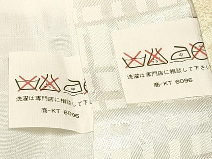 平和屋着物[]お宮参り　男の子　祝着　産着　初着　のしめ　駒刺繍　鷹　鷲　立波風景絵皿文　逸品　DABC5046ma