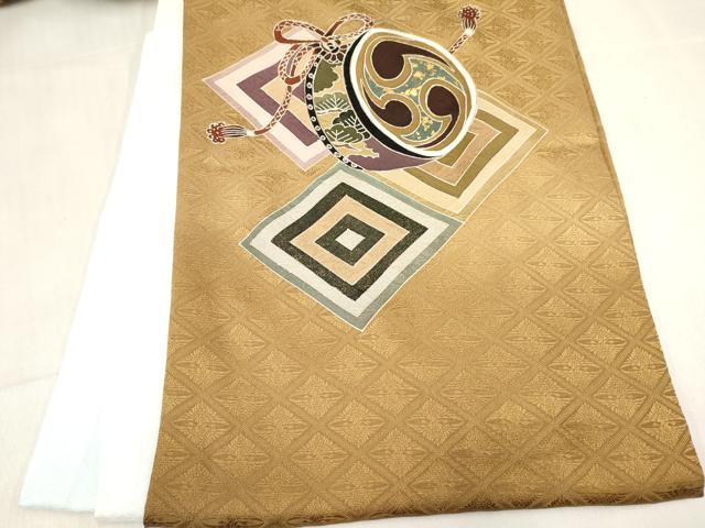 平和屋着物[]お宮参り　男の子　祝着　産着　初着　のしめ　龍　兜　吉祥文　暈し染め　金銀彩　逸品　DABC5056ma