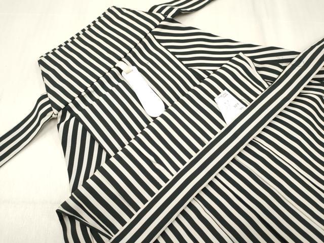 平和屋着物[]男の子　子供　行灯袴　縞　DABC5084ma
