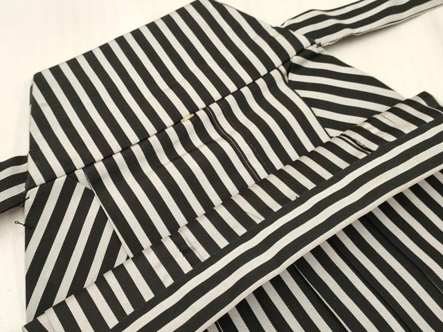 平和屋着物[]男の子　子供　行灯袴　縞　DABC5085ma
