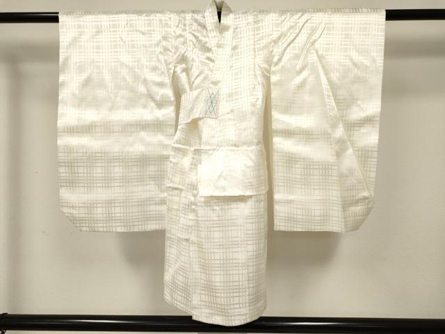 平和屋着物[]七五三　男の子　祝着・長襦袢(袷)セット　駒刺繍　龍　兜　扇面飛鶴吉祥丸文　金彩　逸品　DABC5122ma